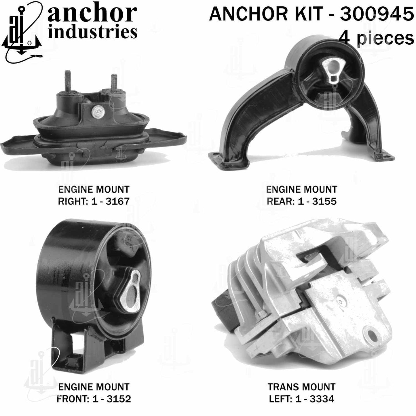 Anchor Engine Mount Kit 300945