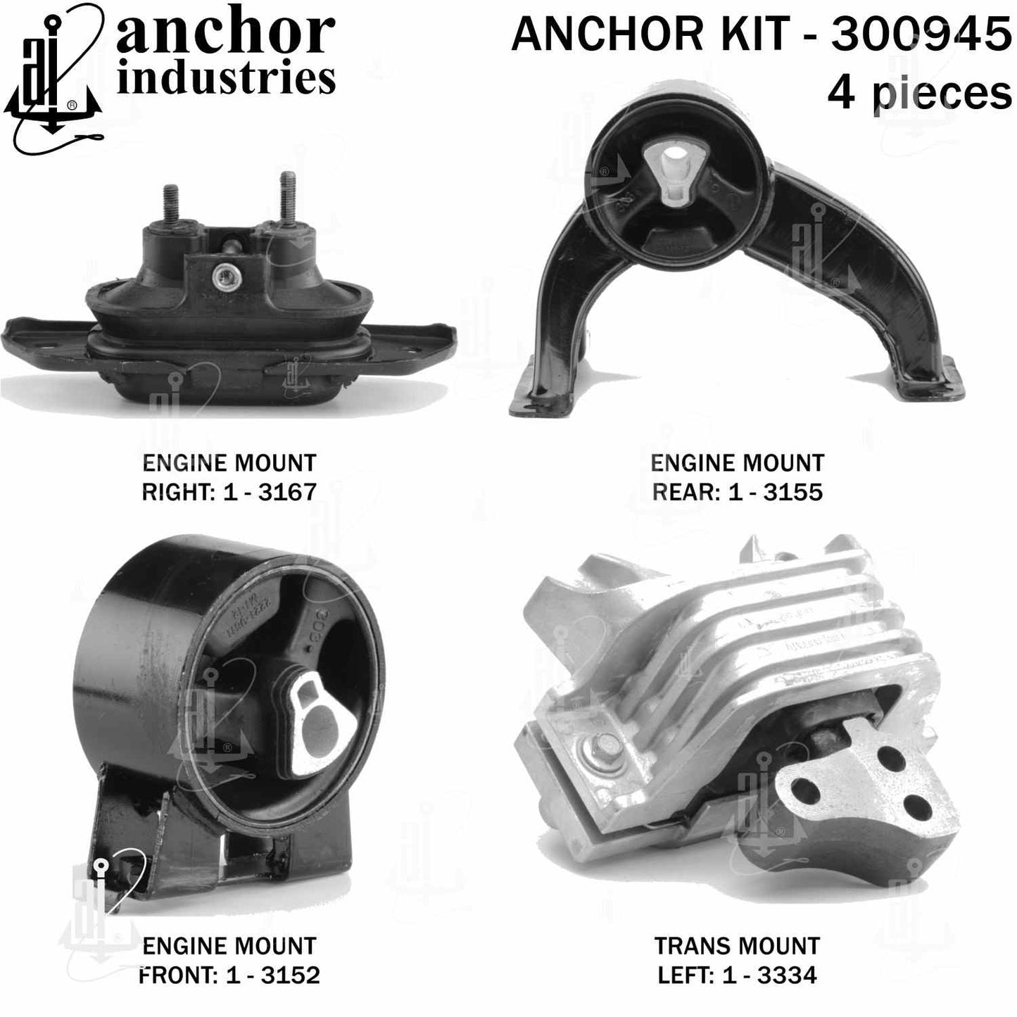 Anchor Engine Mount Kit 300945