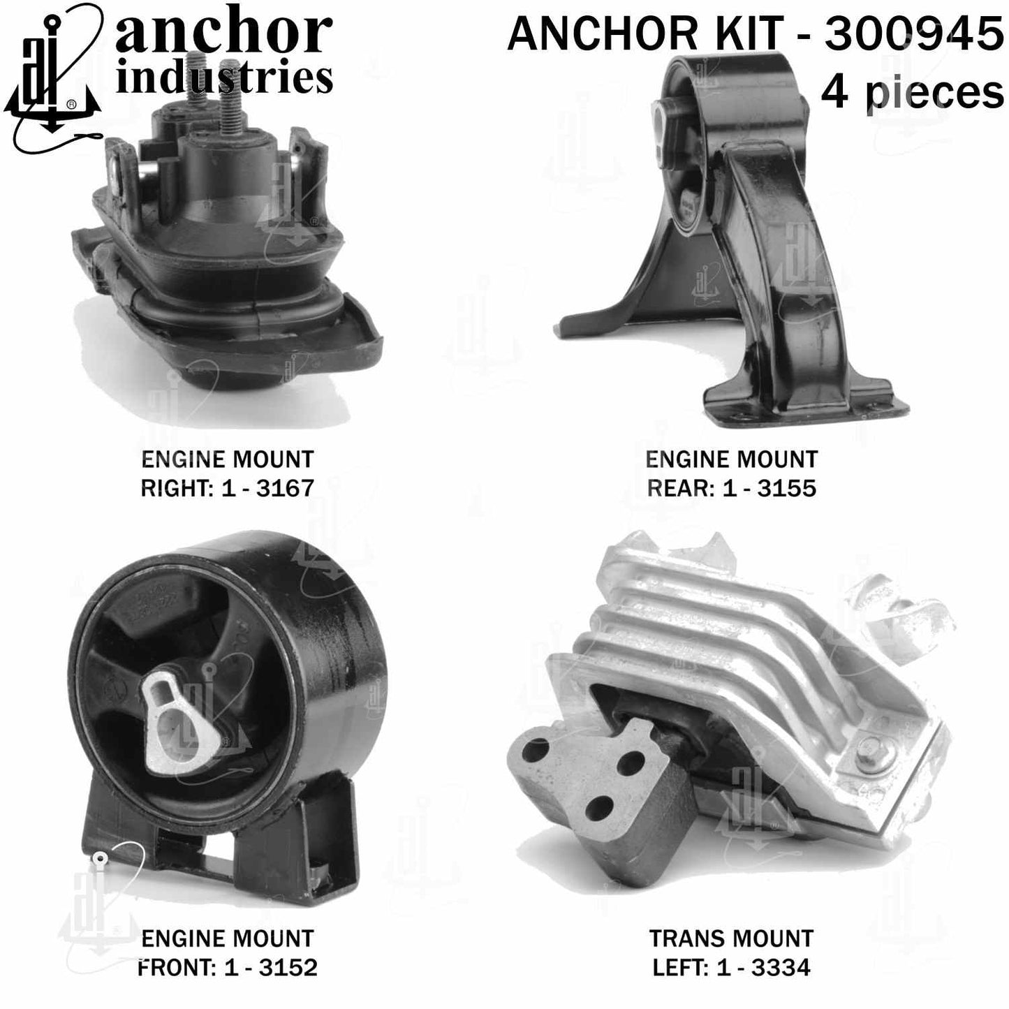 Anchor Engine Mount Kit 300945