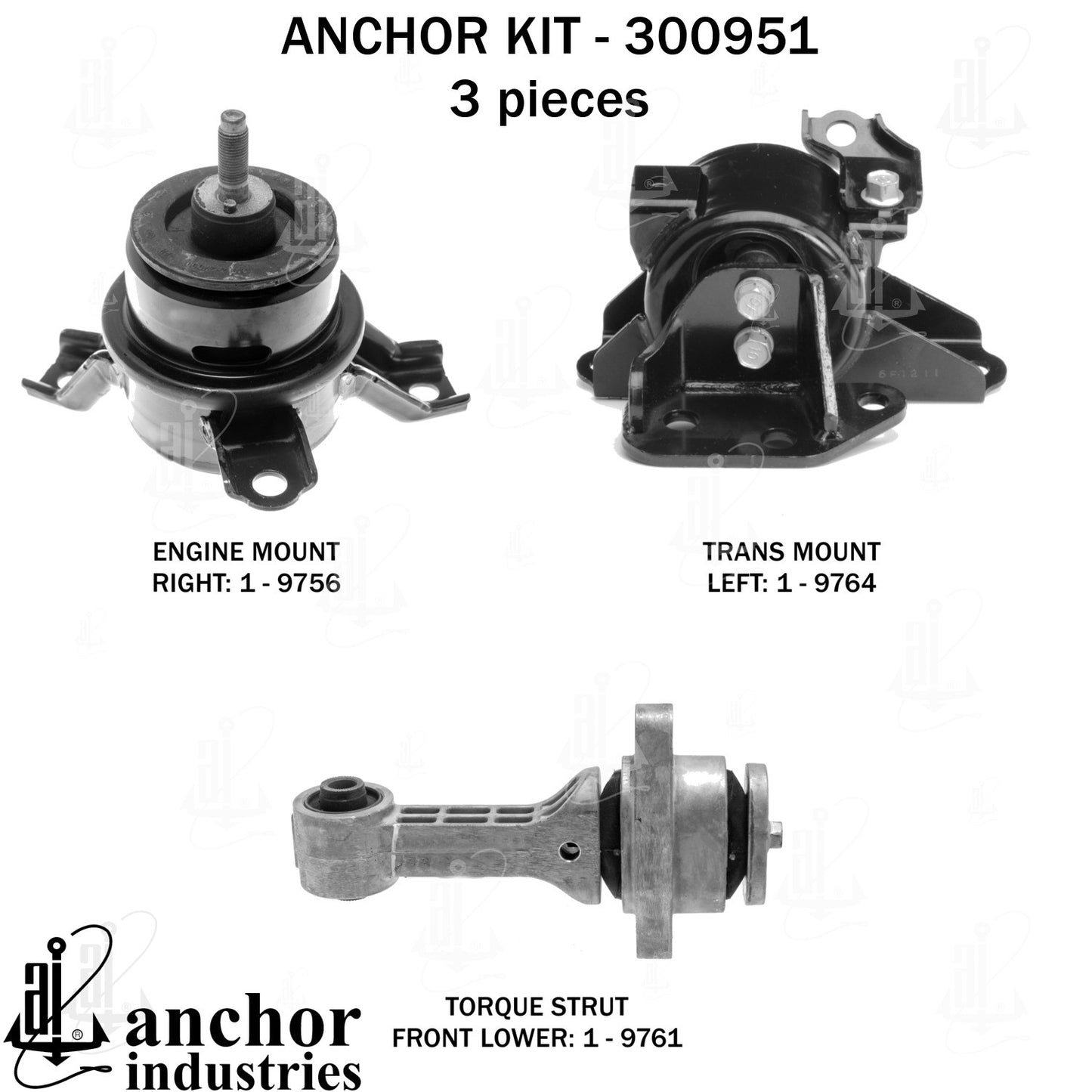 Anchor Mounts Engine Mount Kit 300951 main image