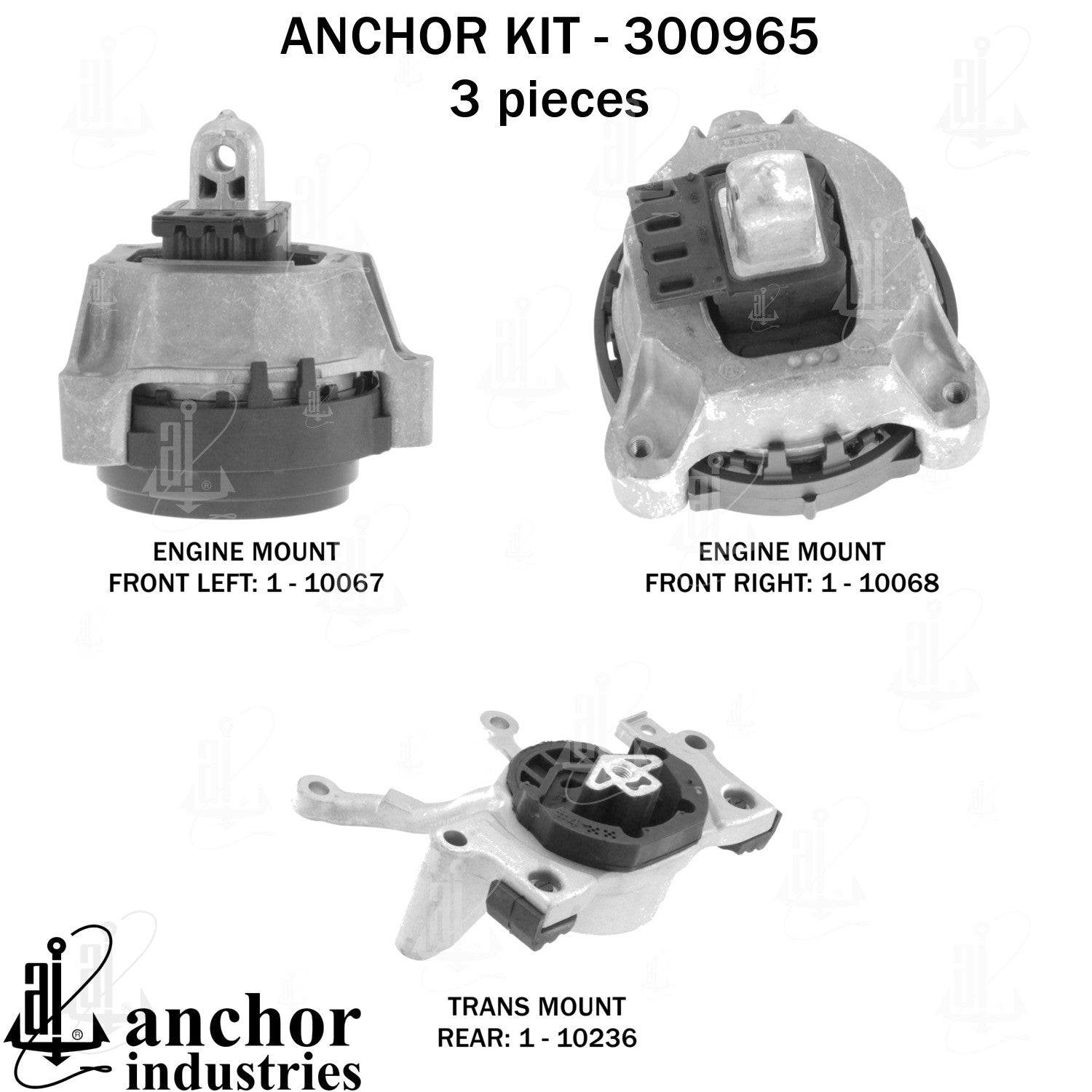 Anchor Mounts Engine Mount Kit 300965 main image