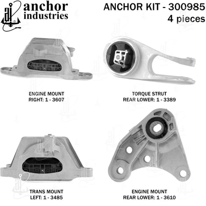 Anchor Mounts Engine Mount Kit 300985 image 5