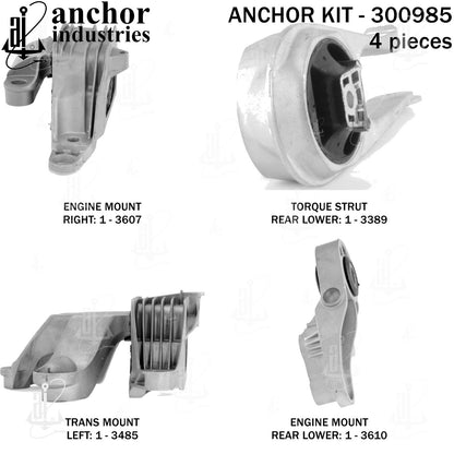 Anchor Mounts Engine Mount Kit 300985 image 3