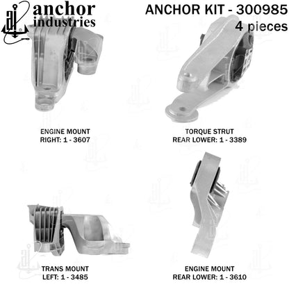 Anchor Mounts Engine Mount Kit 300985 image 4