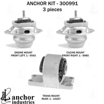 Anchor Mounts Engine Mount Kit 300991 image 5