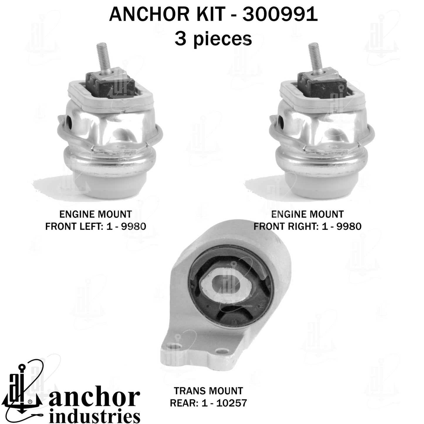 Anchor Mounts Engine Mount Kit 300991 image 3