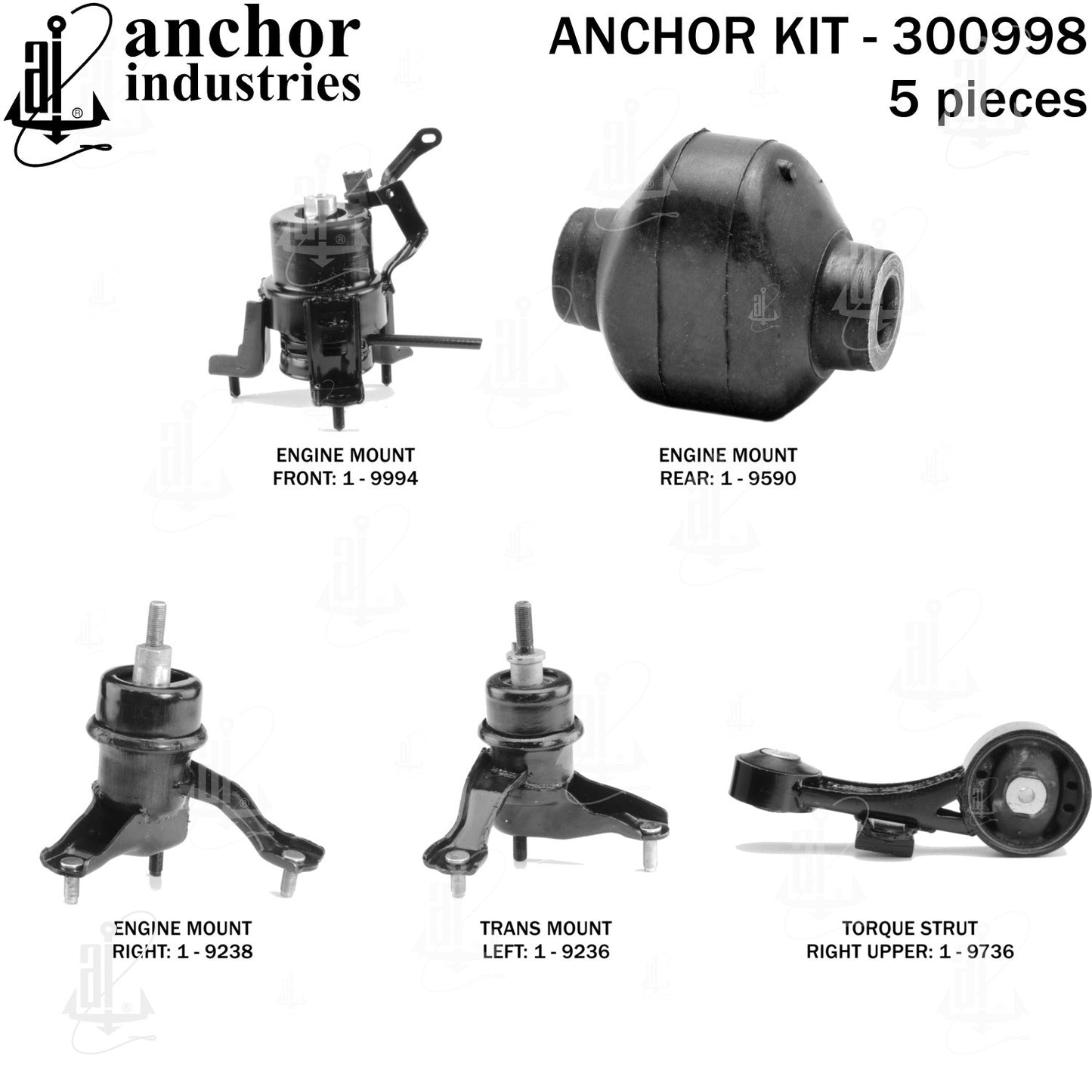 Anchor Mounts Engine Mount Kit 300998 main image