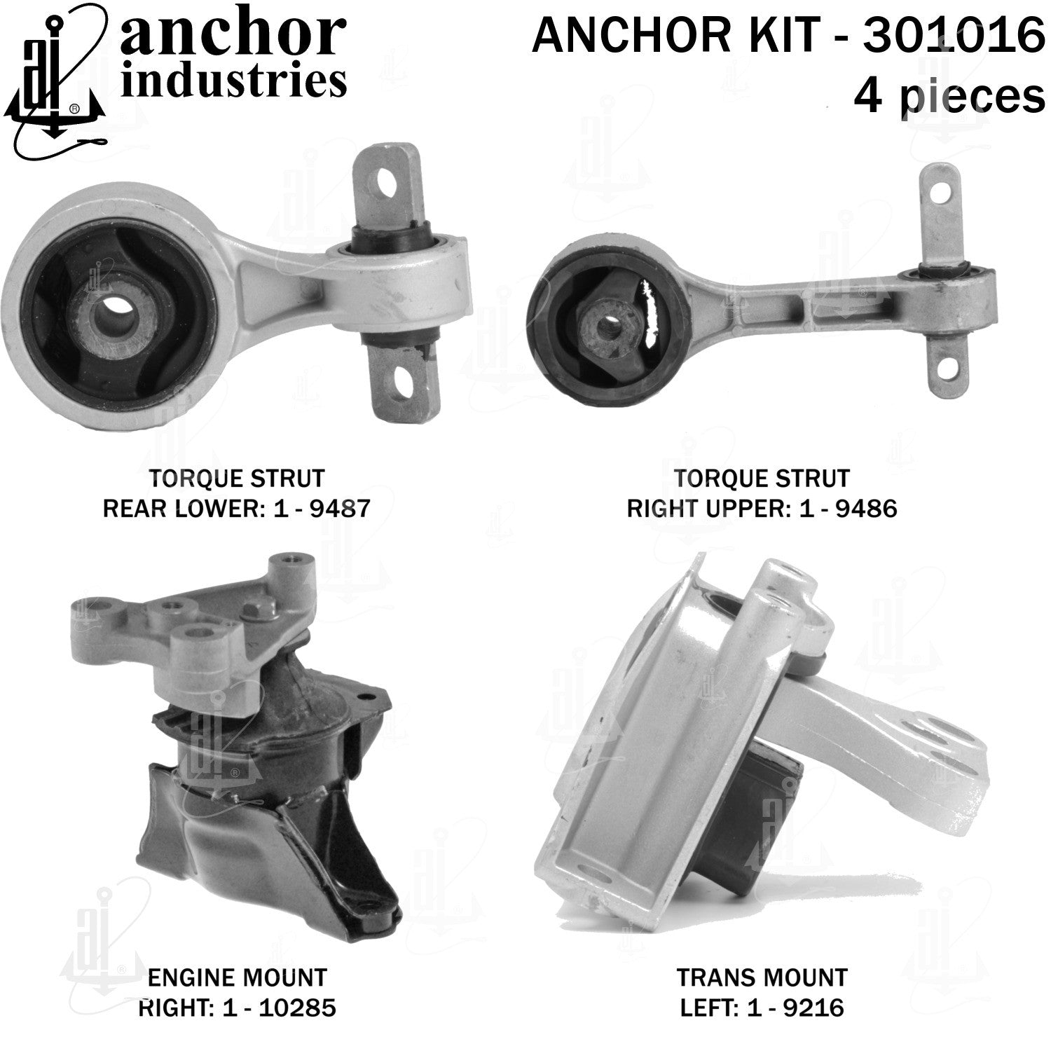 Anchor Mounts Engine Mount Kit 301016 main image
