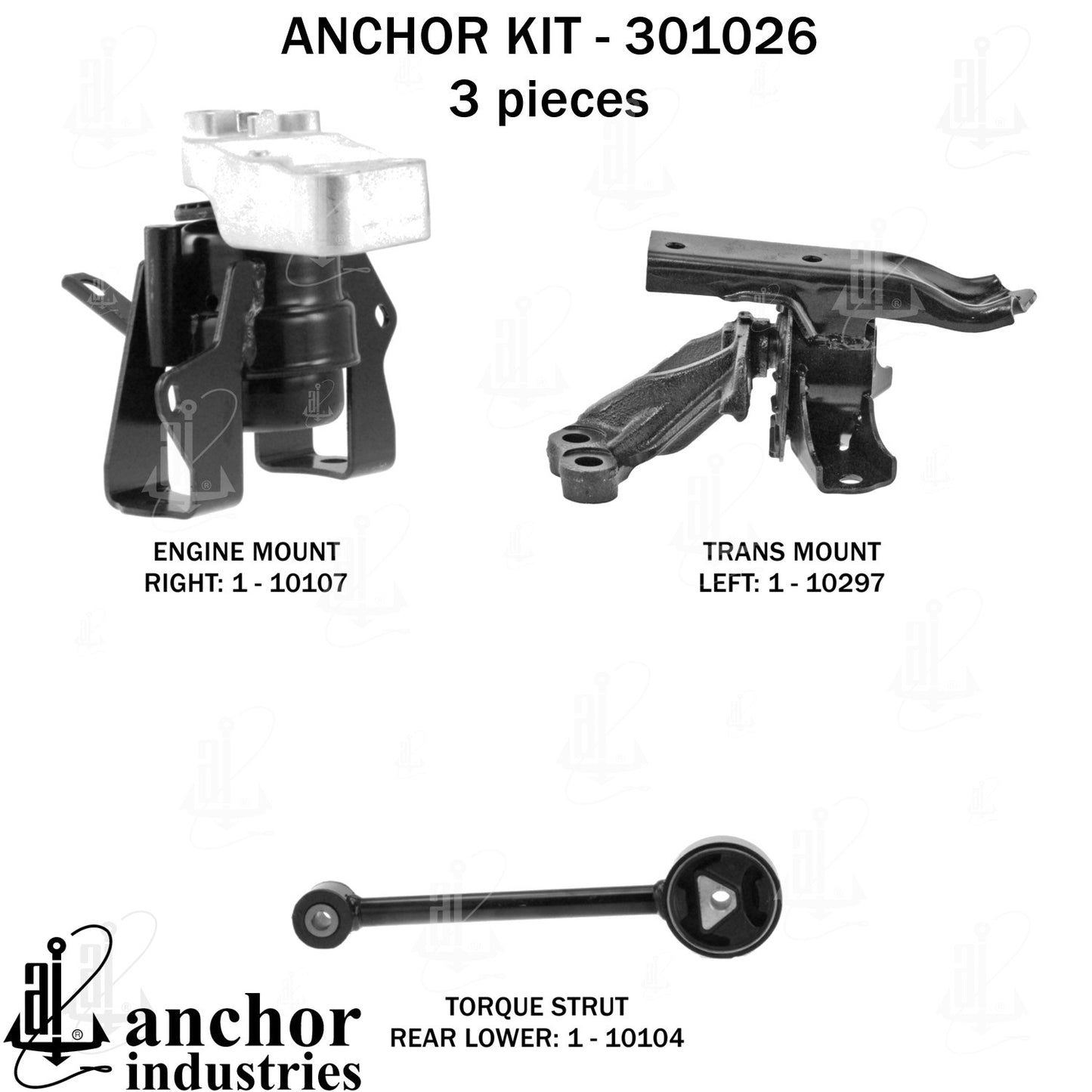Anchor Engine Mount Kit 301026 main image