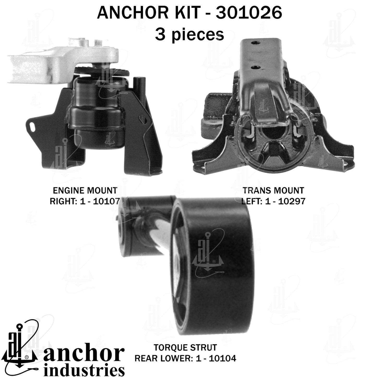 Anchor Engine Mount Kit 301026 image 3