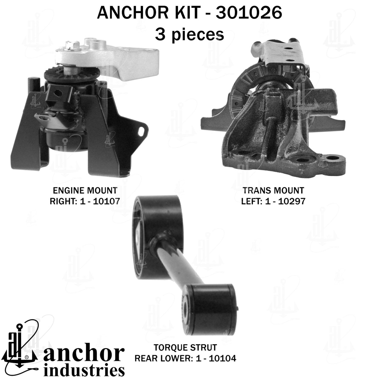 Anchor Engine Mount Kit 301026 image 4