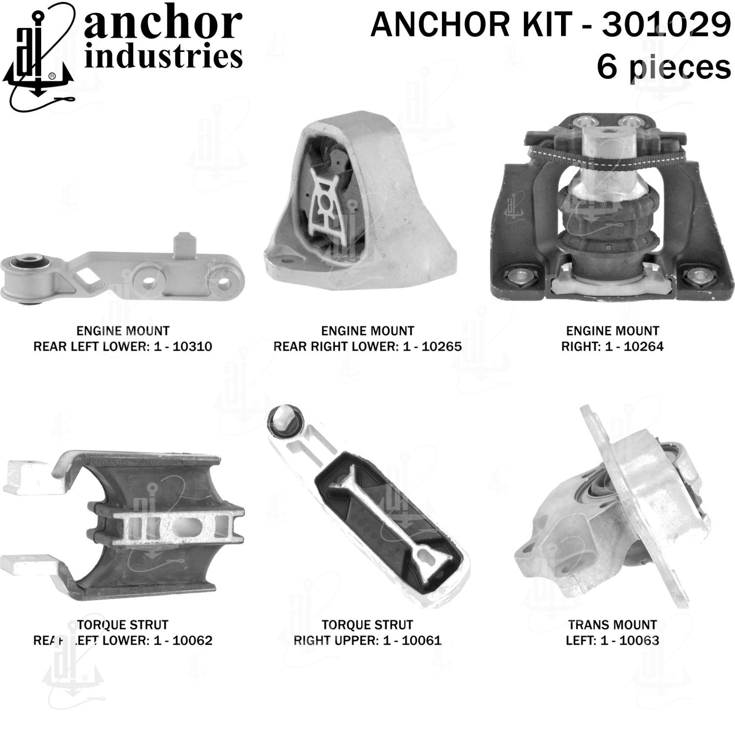Anchor Engine Mount Kit 301029 main image
