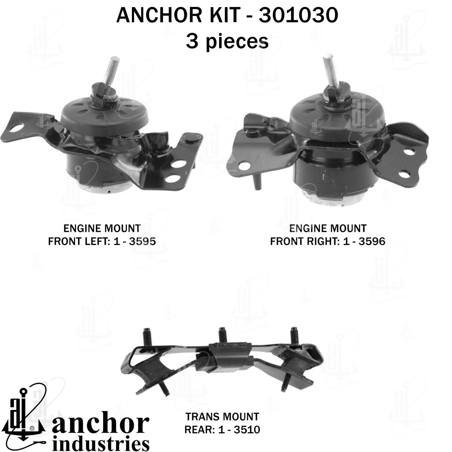 Anchor Mounts Engine Mount Kit 301030 main image