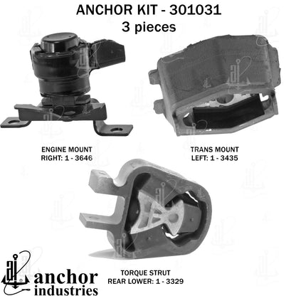 Anchor Mounts Engine Mount Kit 301031 image 5