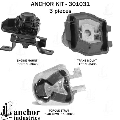 Anchor Mounts Engine Mount Kit 301031 main image