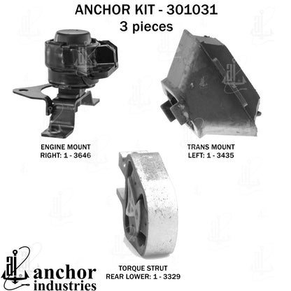 Anchor Mounts Engine Mount Kit 301031 image 4