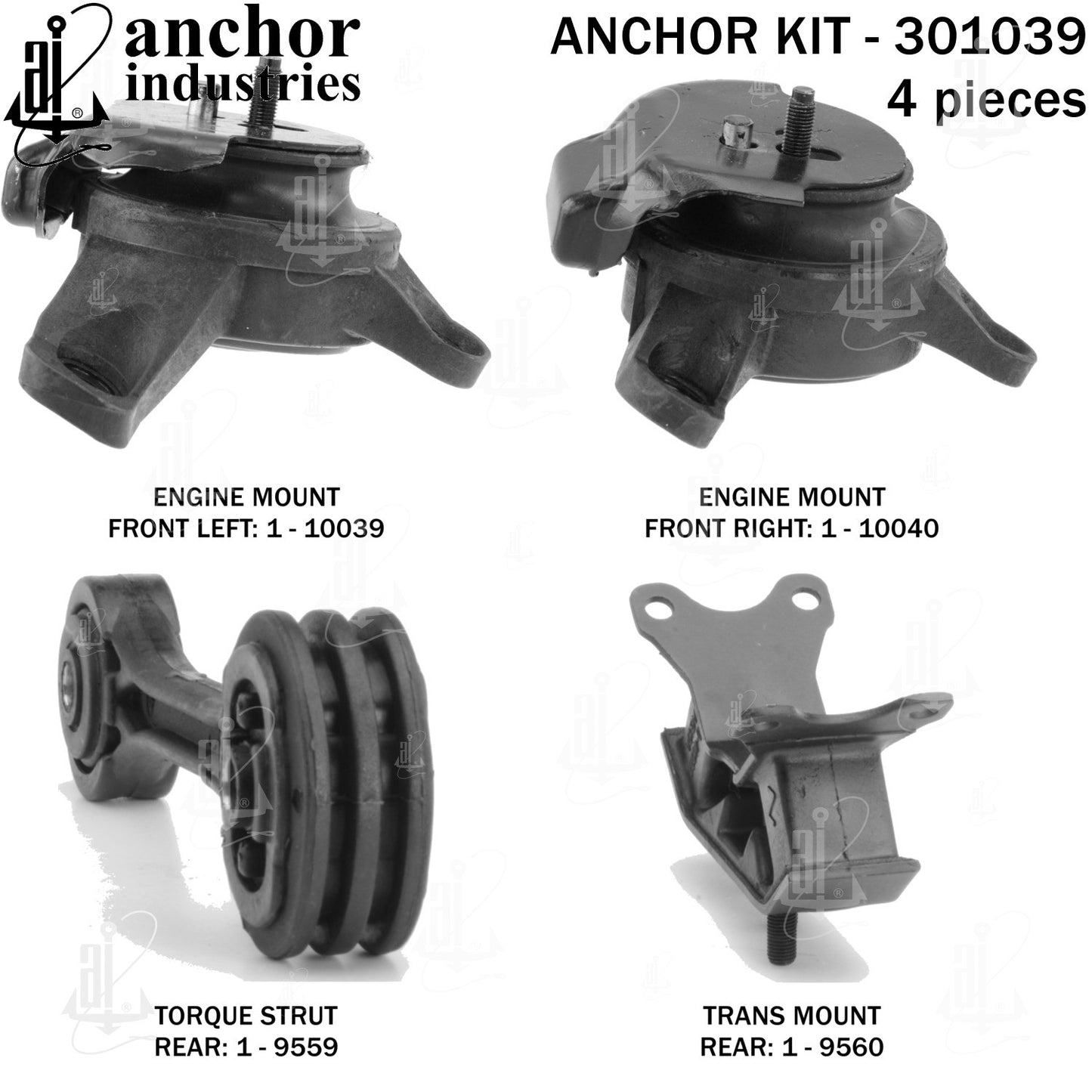 Anchor Mounts Engine Mount Kit 301039 image 4