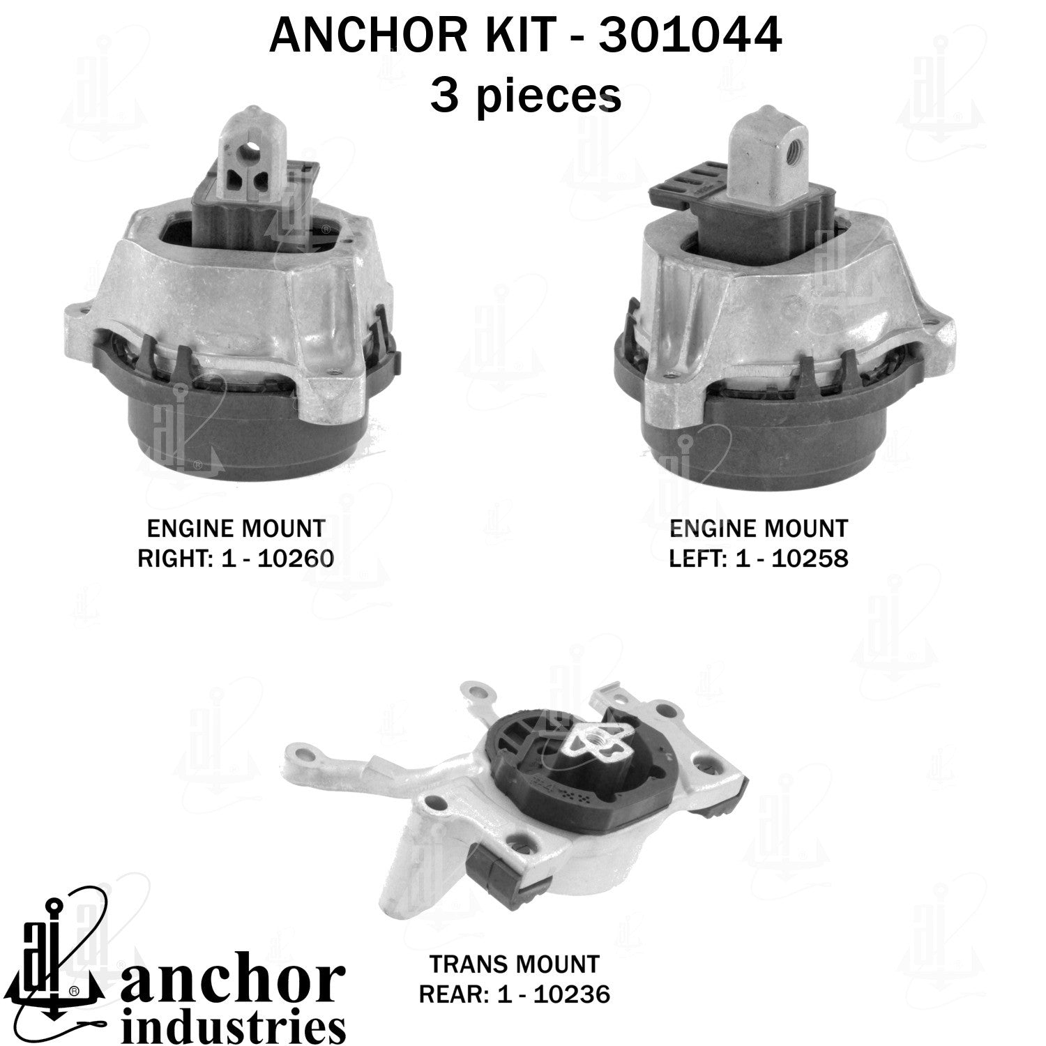 Anchor Mounts Engine Mount Kit 301044 main image