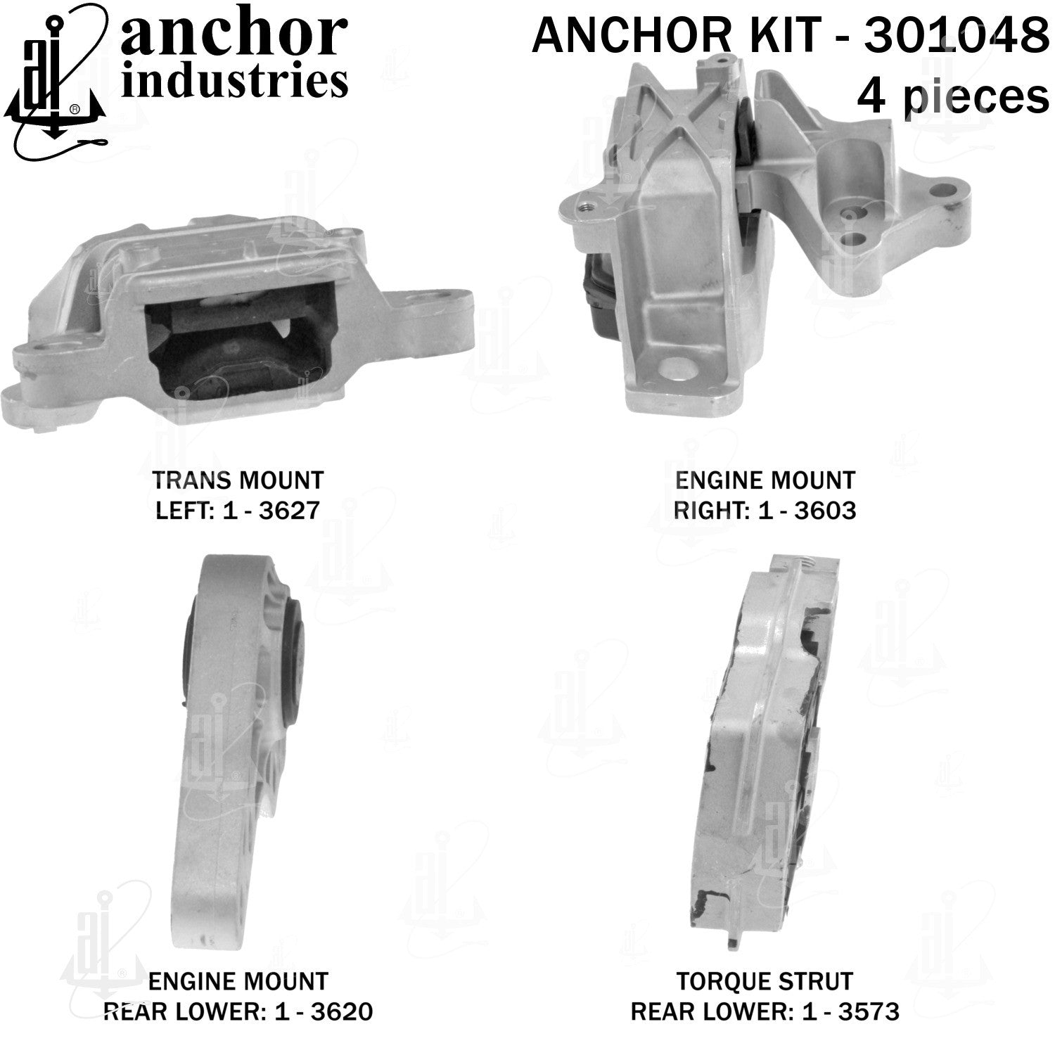 Anchor Mounts Engine Mount Kit 301048 main image
