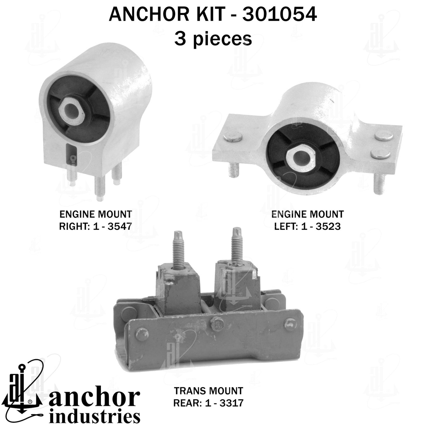 Anchor Mounts Engine Mount Kit 301054 main image