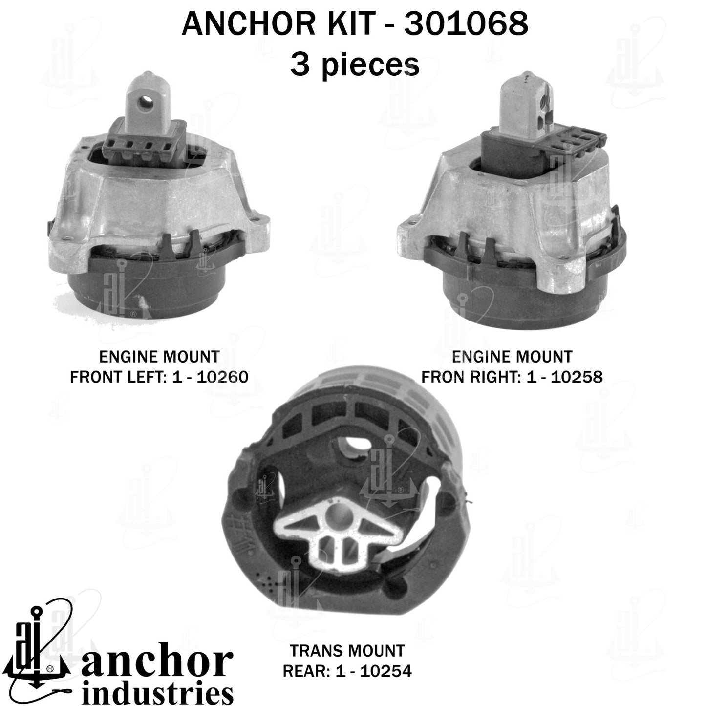 Anchor Mounts Engine Mount Kit 301068 image 5