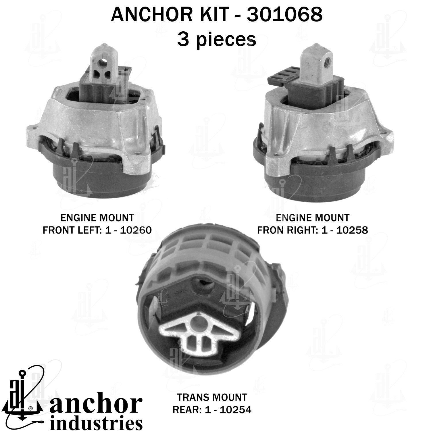 Anchor Mounts Engine Mount Kit 301068 main image