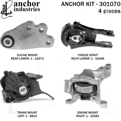 Anchor Mounts Engine Mount Kit 301070 image 5