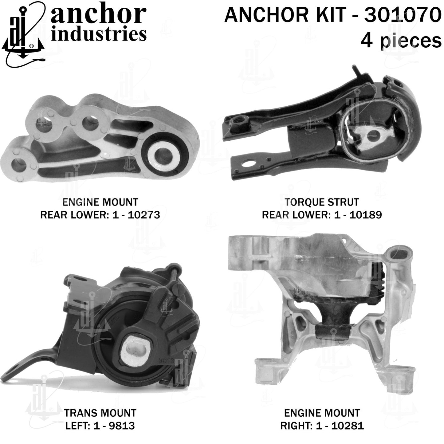 Anchor Mounts Engine Mount Kit 301070 main image