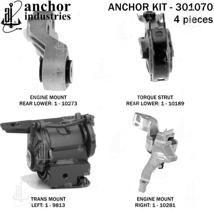 Anchor Mounts Engine Mount Kit 301070 image 3