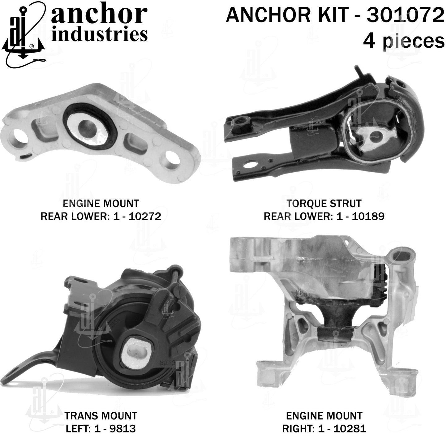 Anchor Mounts Engine Mount Kit 301072 main image