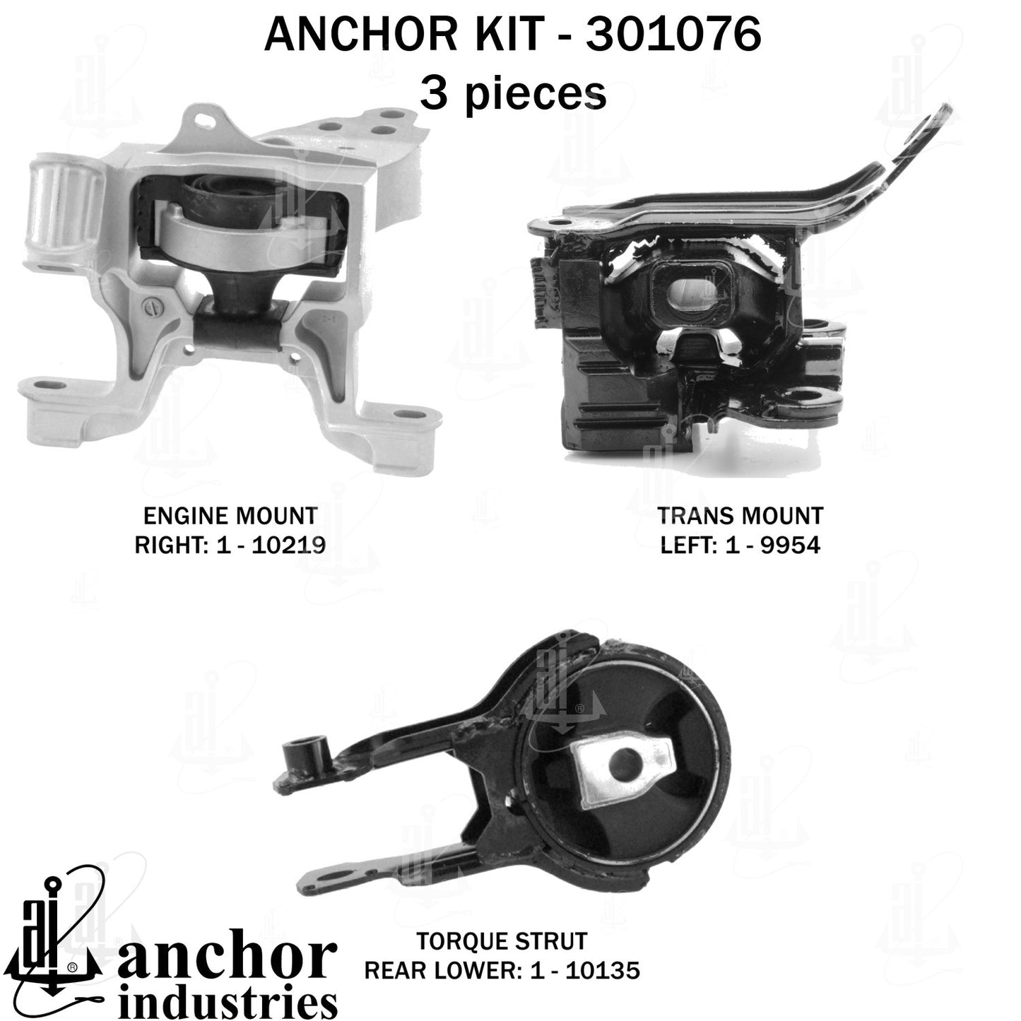 Anchor Mounts Engine Mount Kit 301076 main image