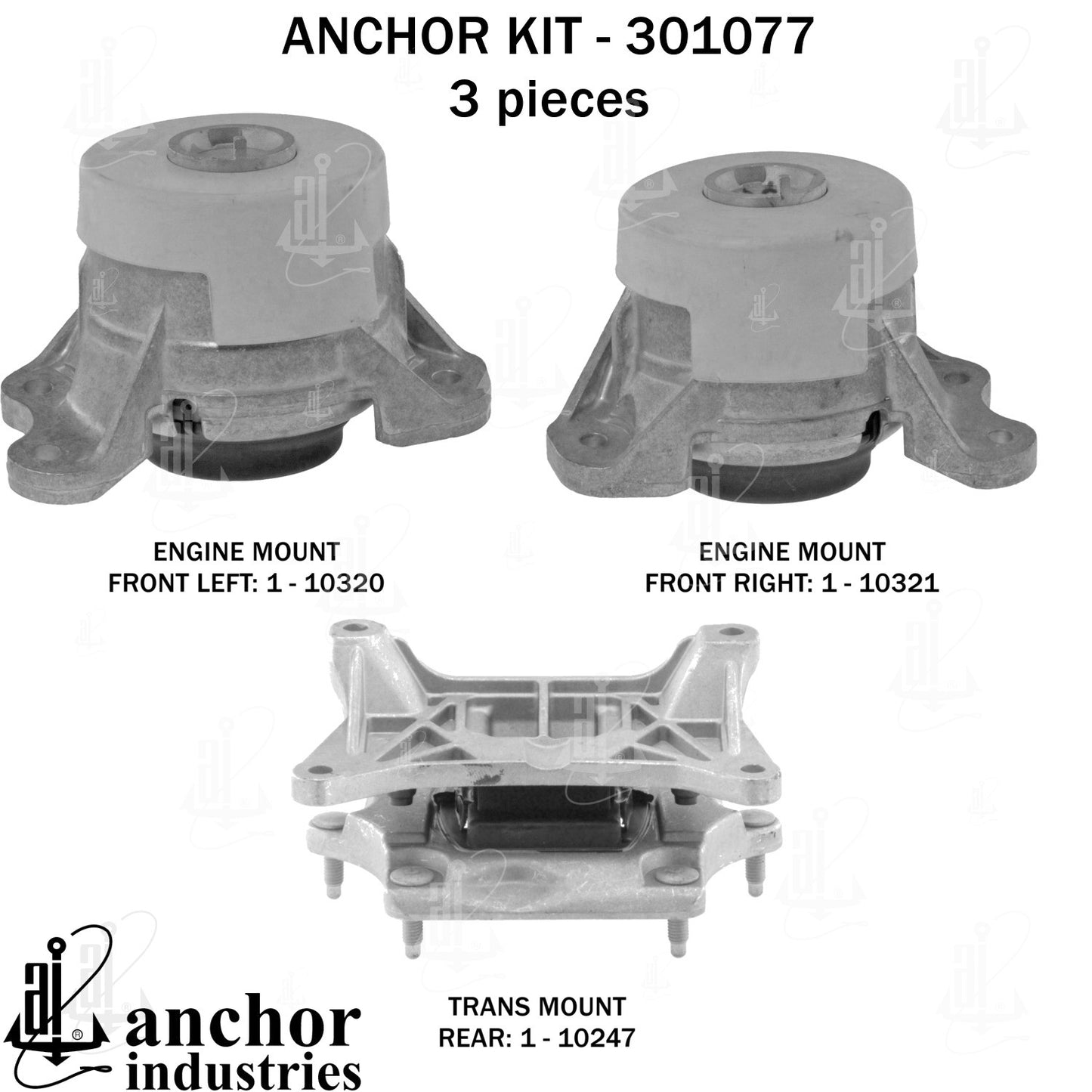 Anchor Mounts Engine Mount Kit 301077 main image