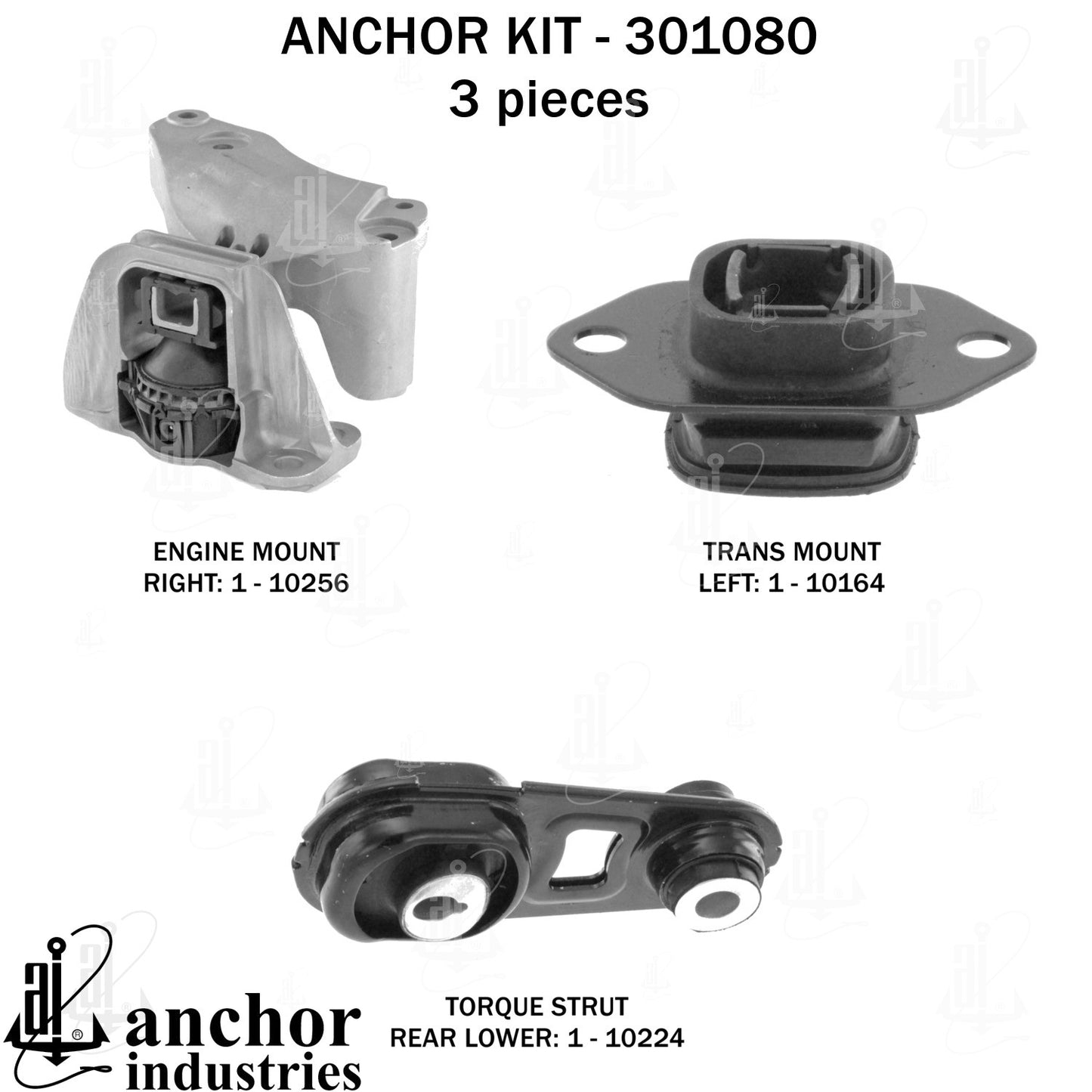 Anchor Mounts Engine Mount Kit 301080 image 5