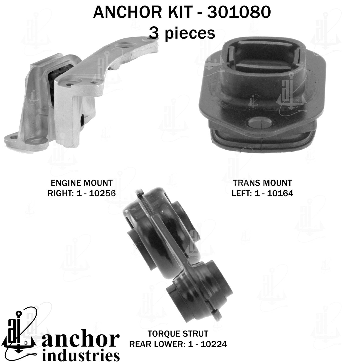 Anchor Mounts Engine Mount Kit 301080 image 4