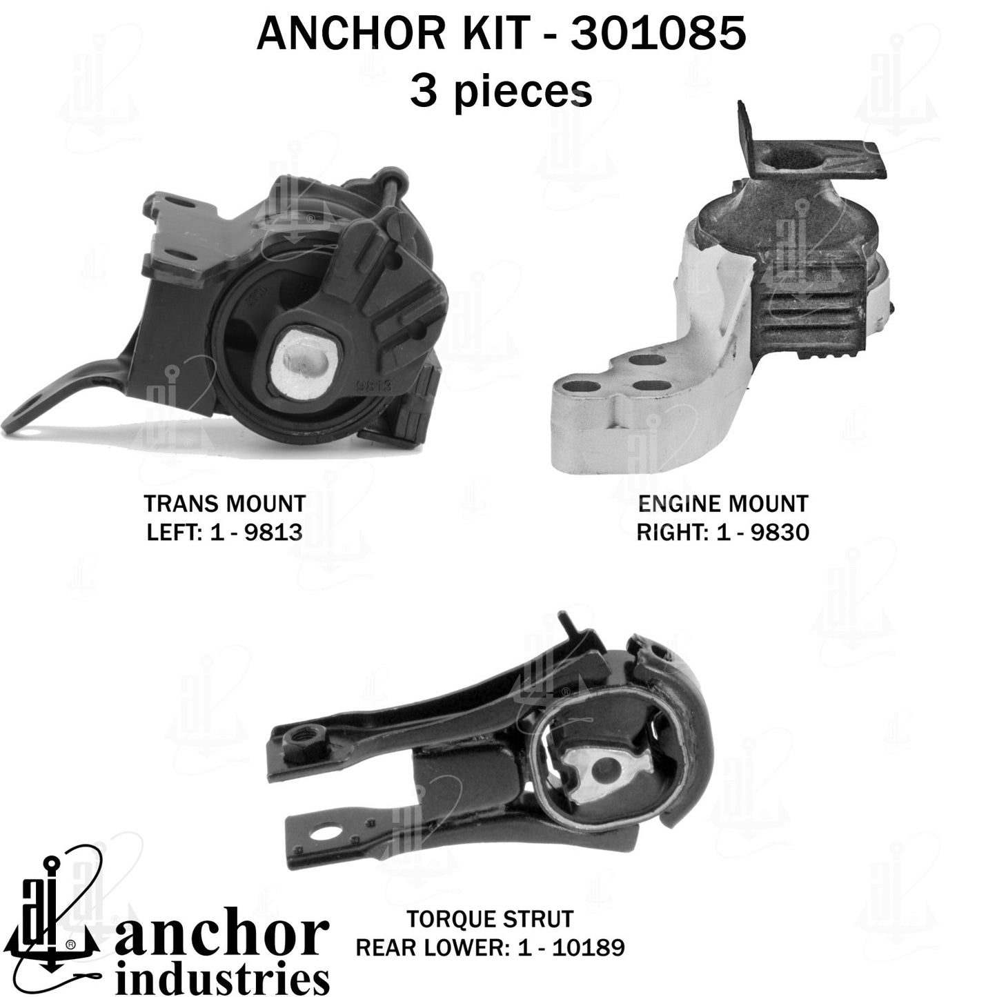 Anchor Mounts Engine Mount Kit 301085 main image