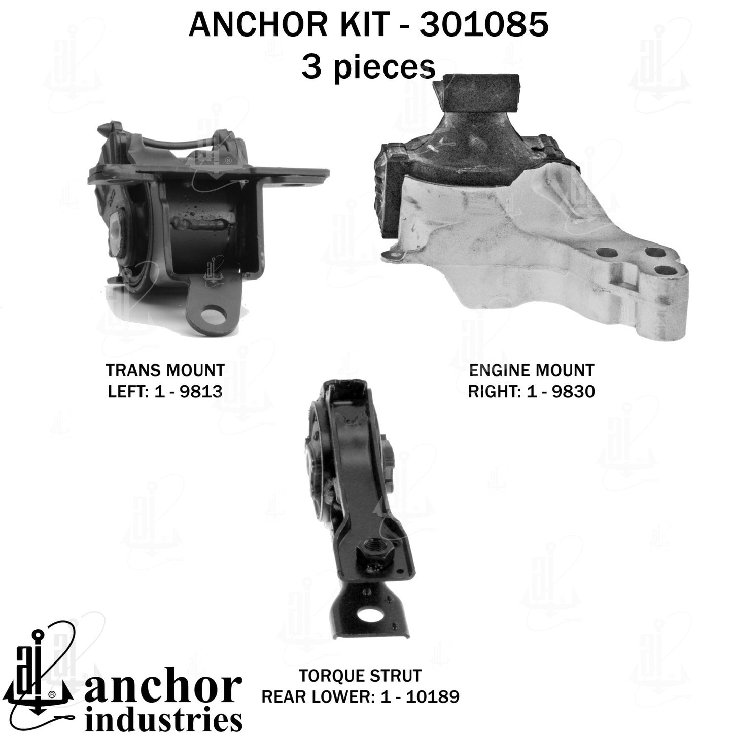Anchor Mounts Engine Mount Kit 301085 image 4