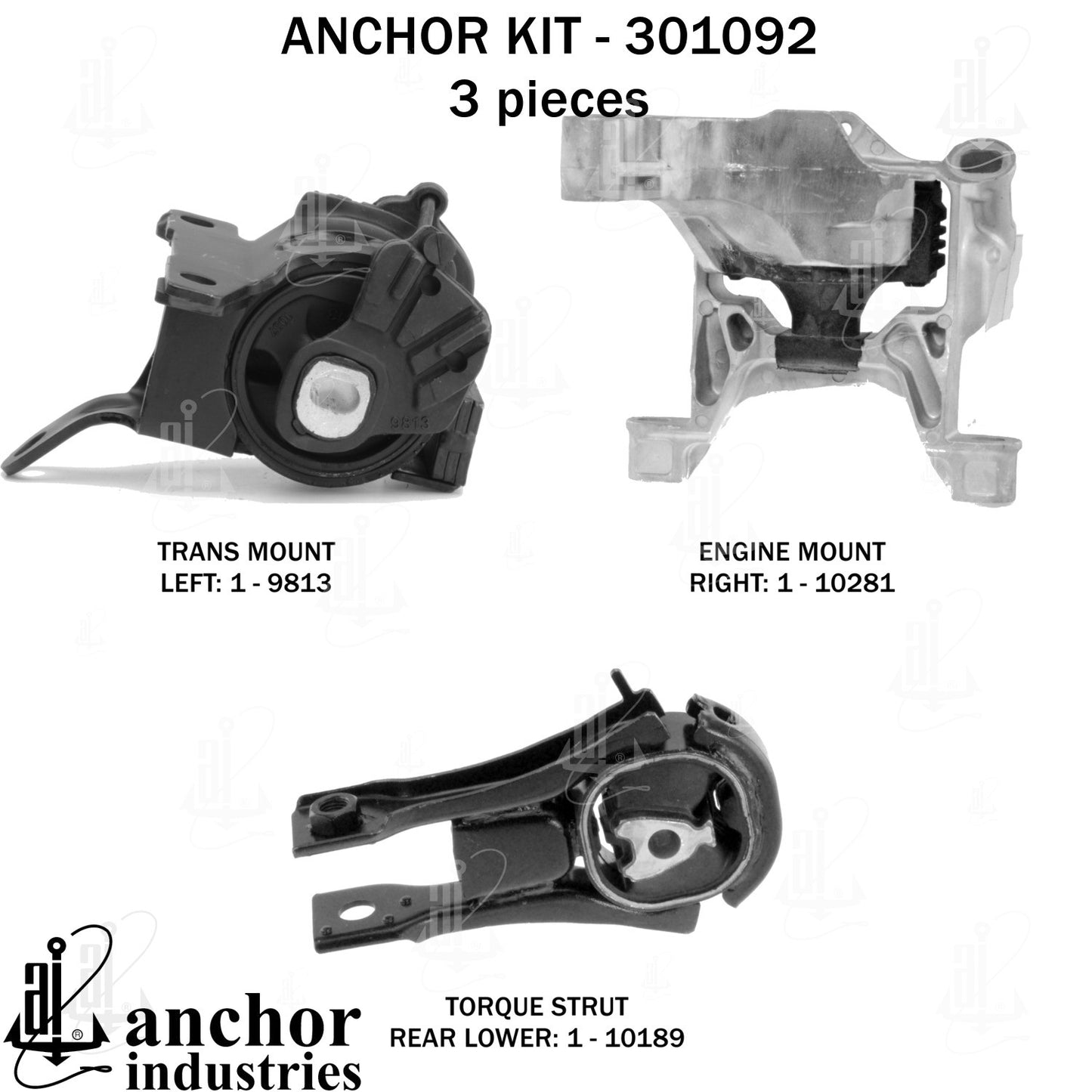 Anchor Mounts Engine Mount Kit 301092 main image