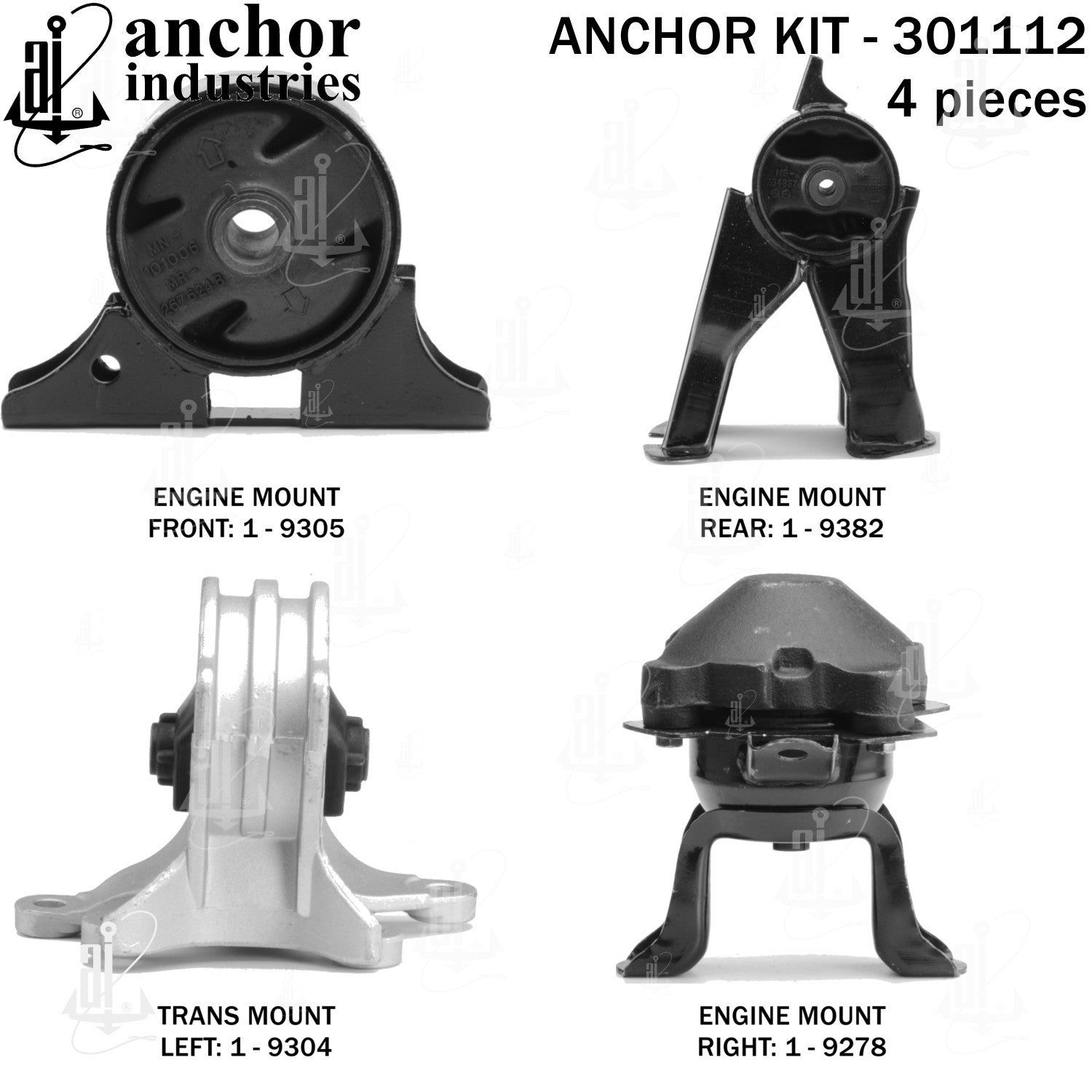 Anchor Mounts Engine Mount Kit 301112 main image
