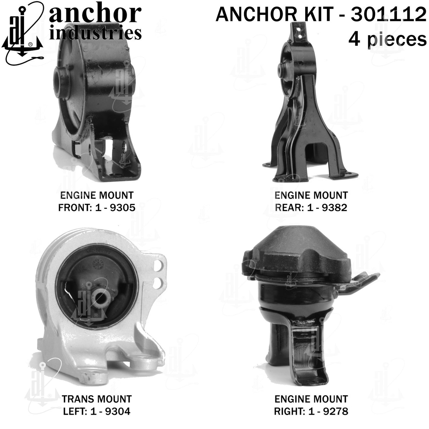 Anchor Mounts Engine Mount Kit 301112 image 4