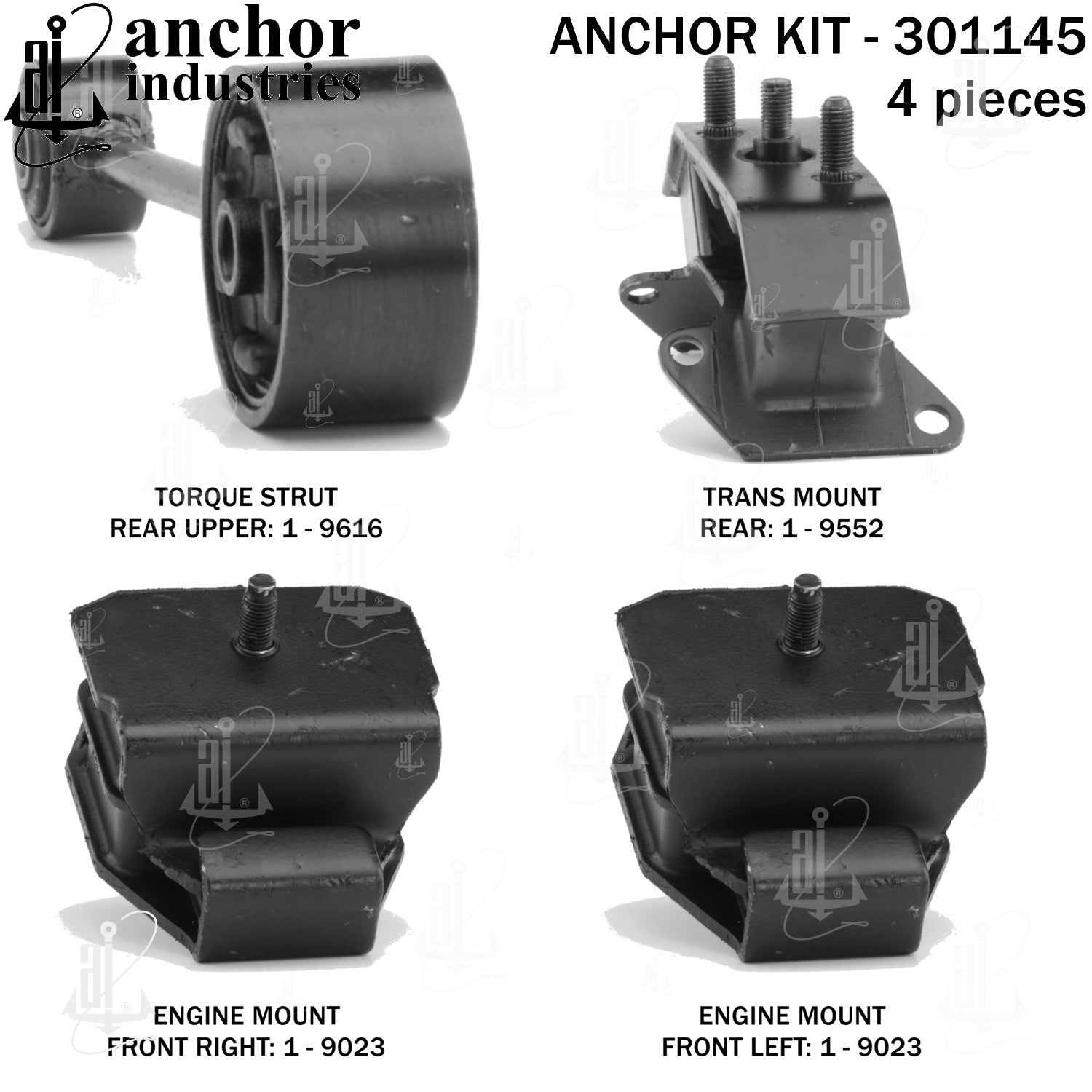 Anchor Mounts Engine Mount Kit 301145 image 4