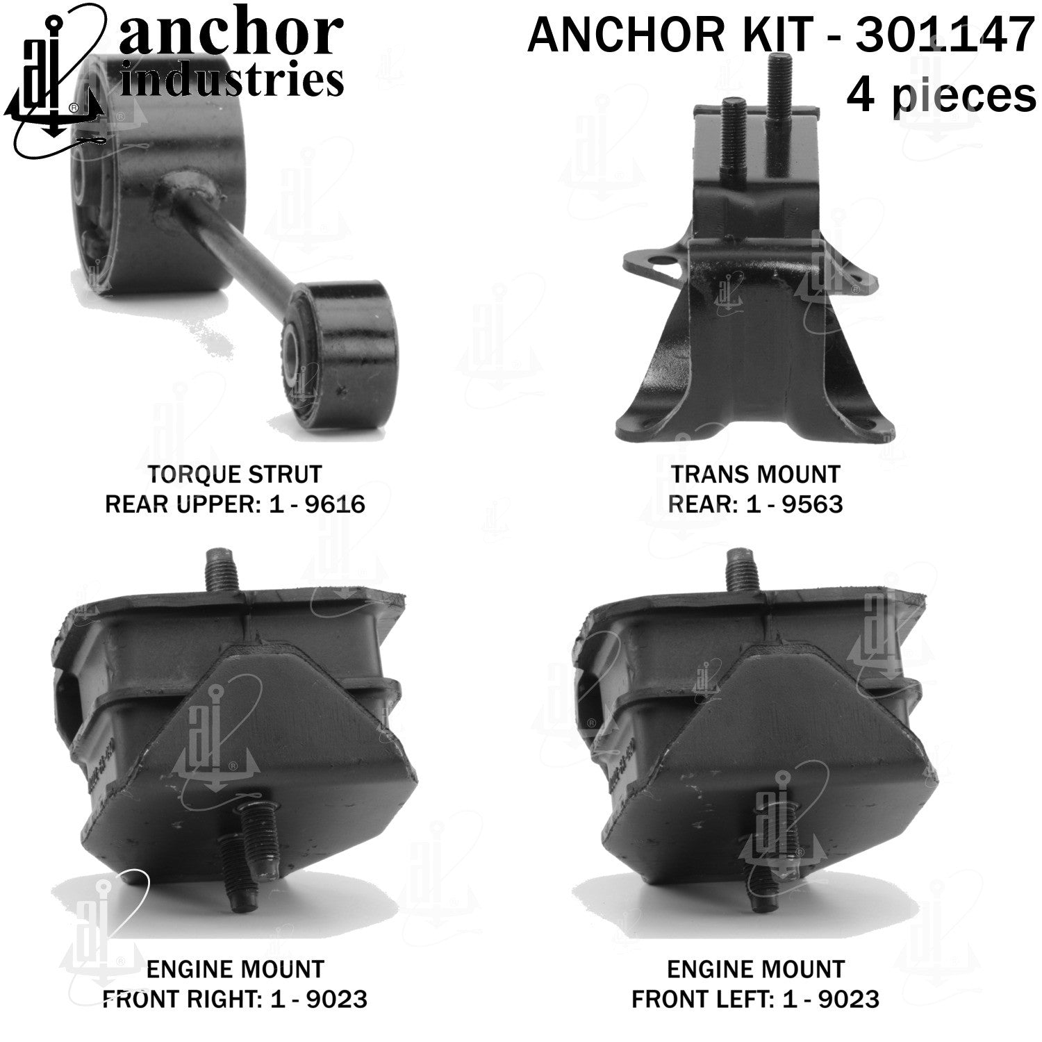 Anchor Mounts Engine Mount Kit 301147 image 3