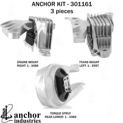Anchor Mounts Engine Mount Kit 301161 image 3