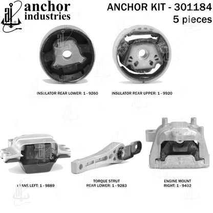 Anchor Mounts Engine Mount Kit 301184 image 5