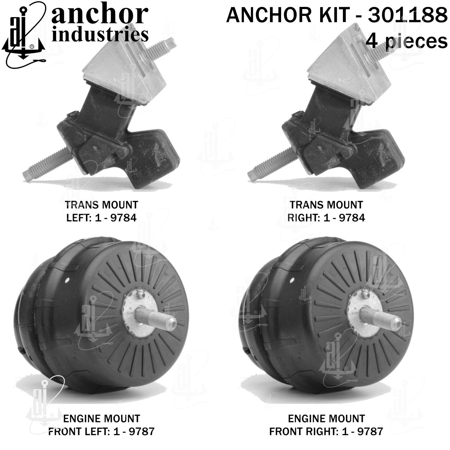 Anchor Mounts Engine Mount Kit 301188 main image