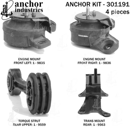Anchor Mounts Engine Mount Kit 301191 image 4