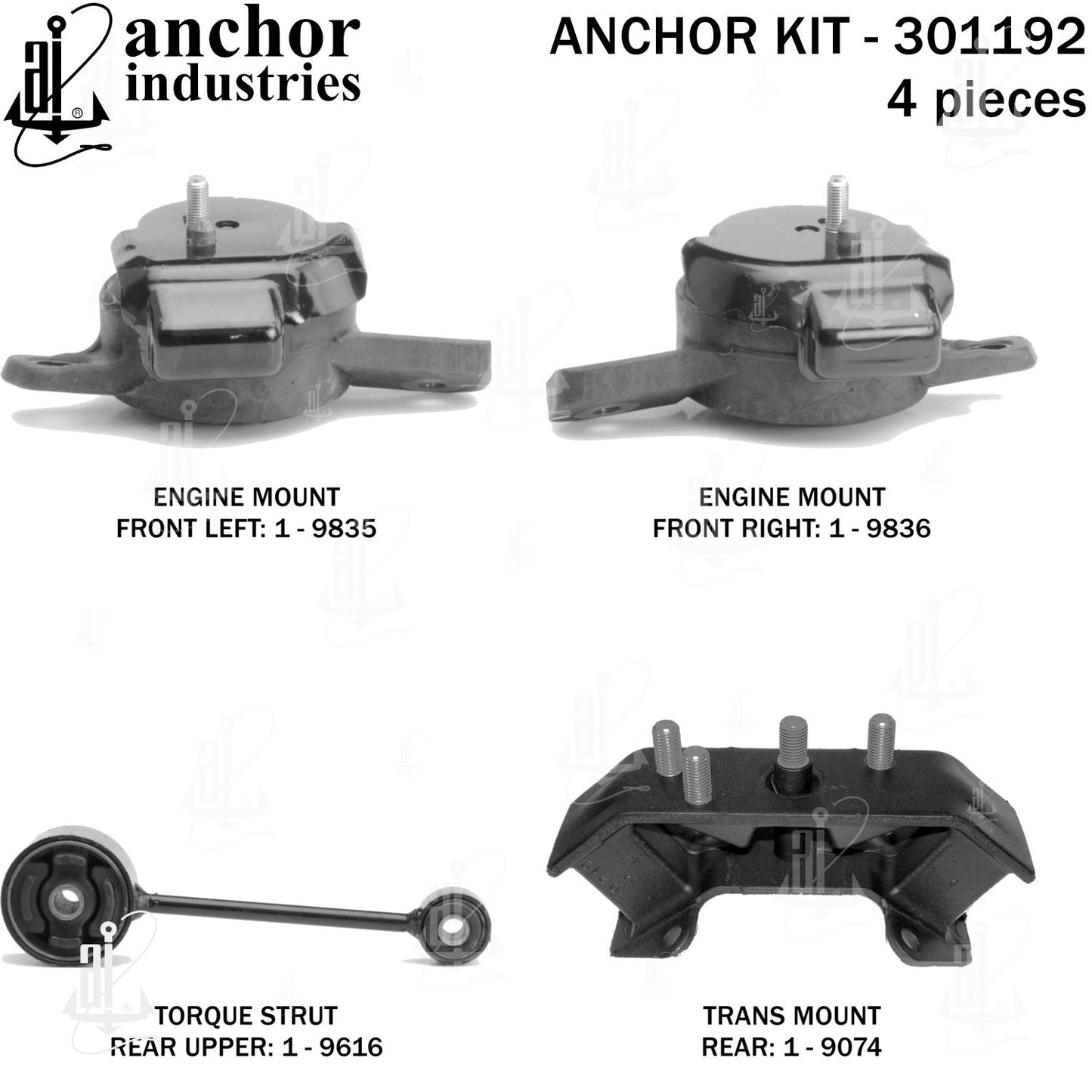 Anchor Mounts Engine Mount Kit 301192 main image