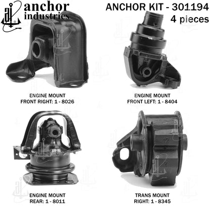 Anchor Mounts Engine Mount Kit 301194 image 4