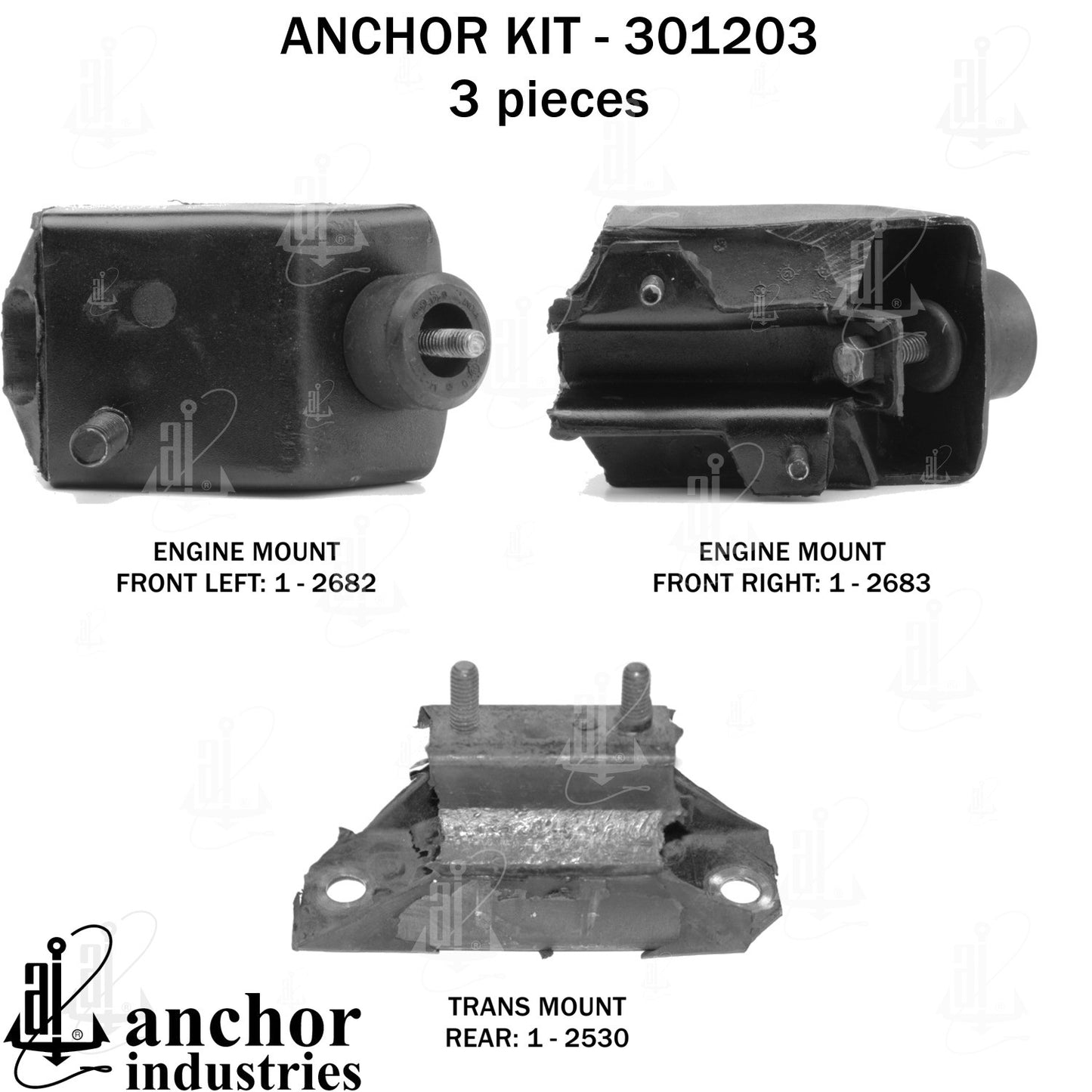 Anchor Mounts Engine Mount Kit 301203 main image