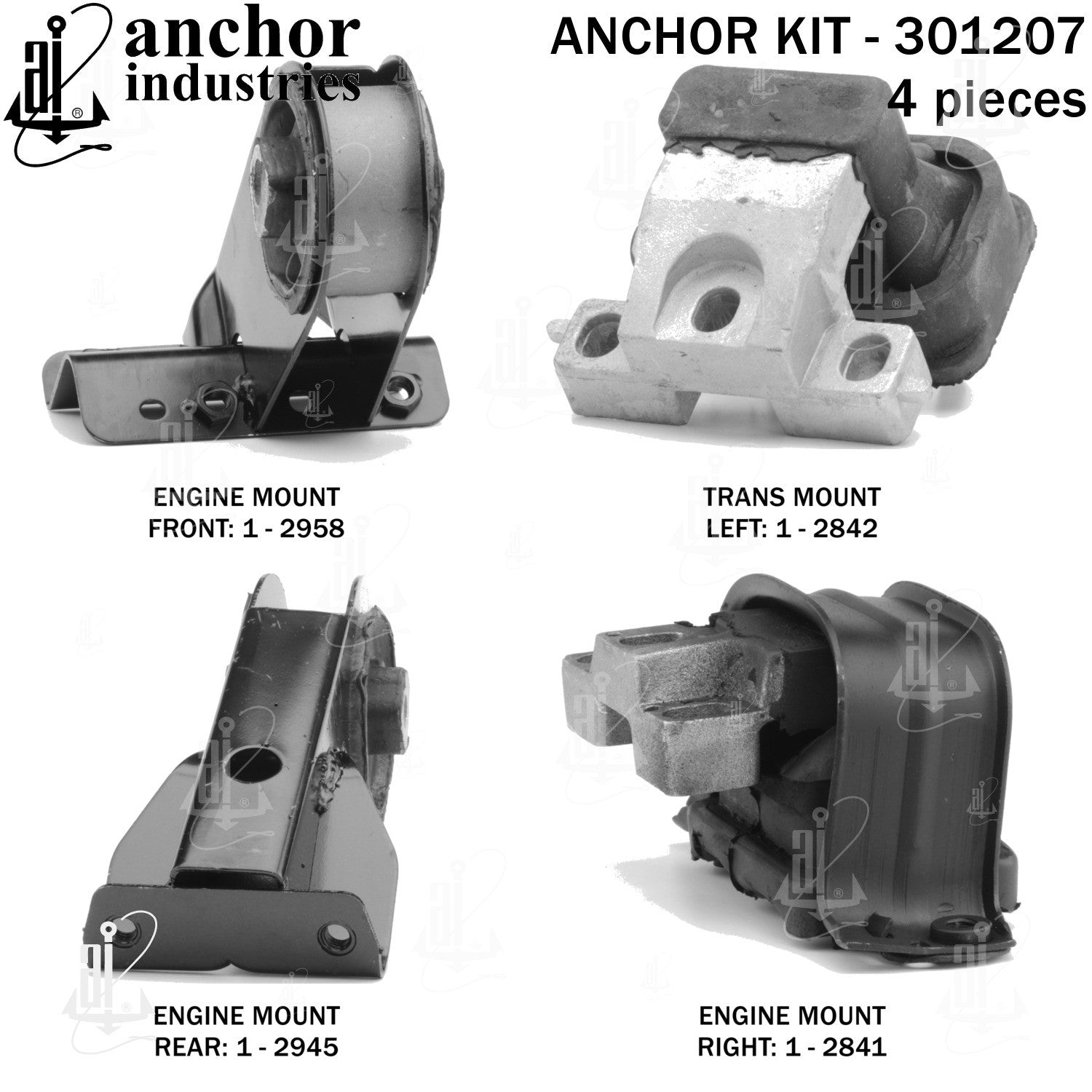 Anchor Mounts Engine Mount Kit 301207 main image