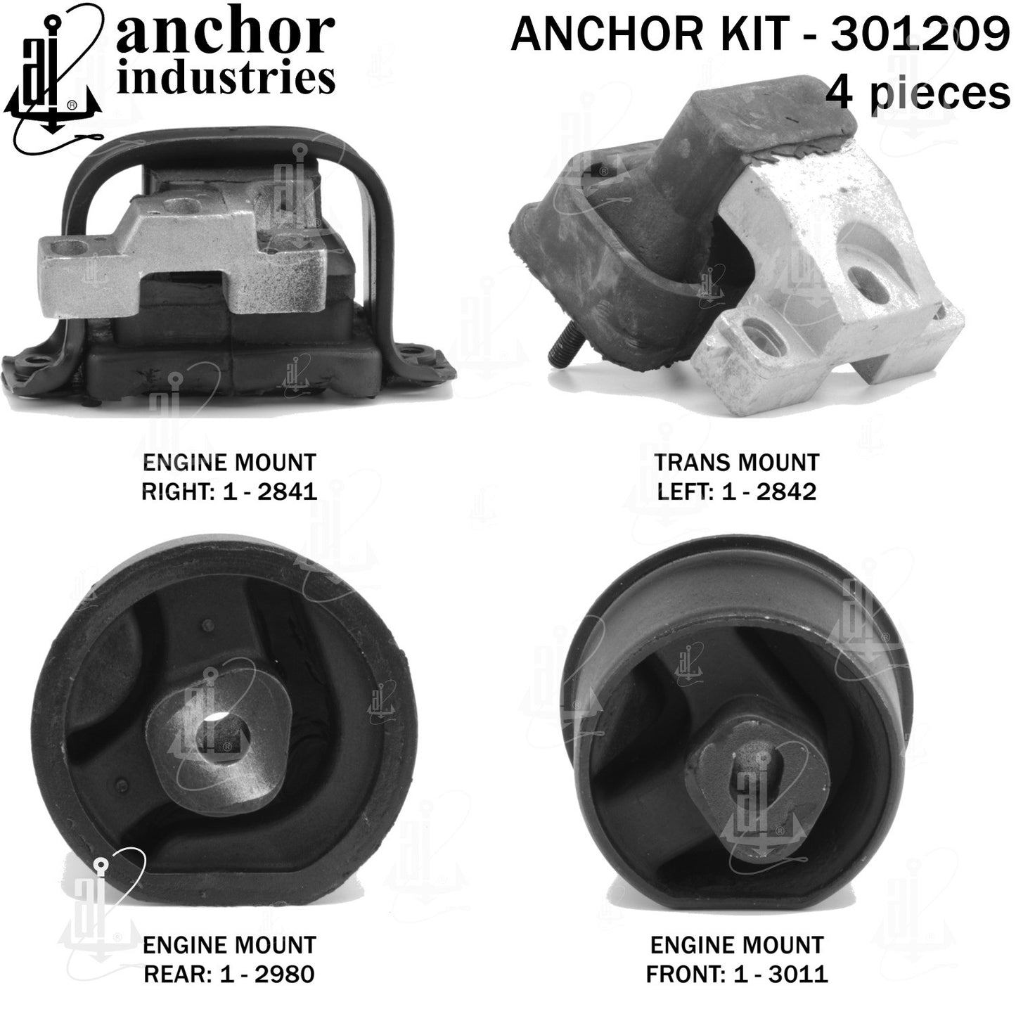 Anchor Mounts Engine Mount Kit 301209 main image